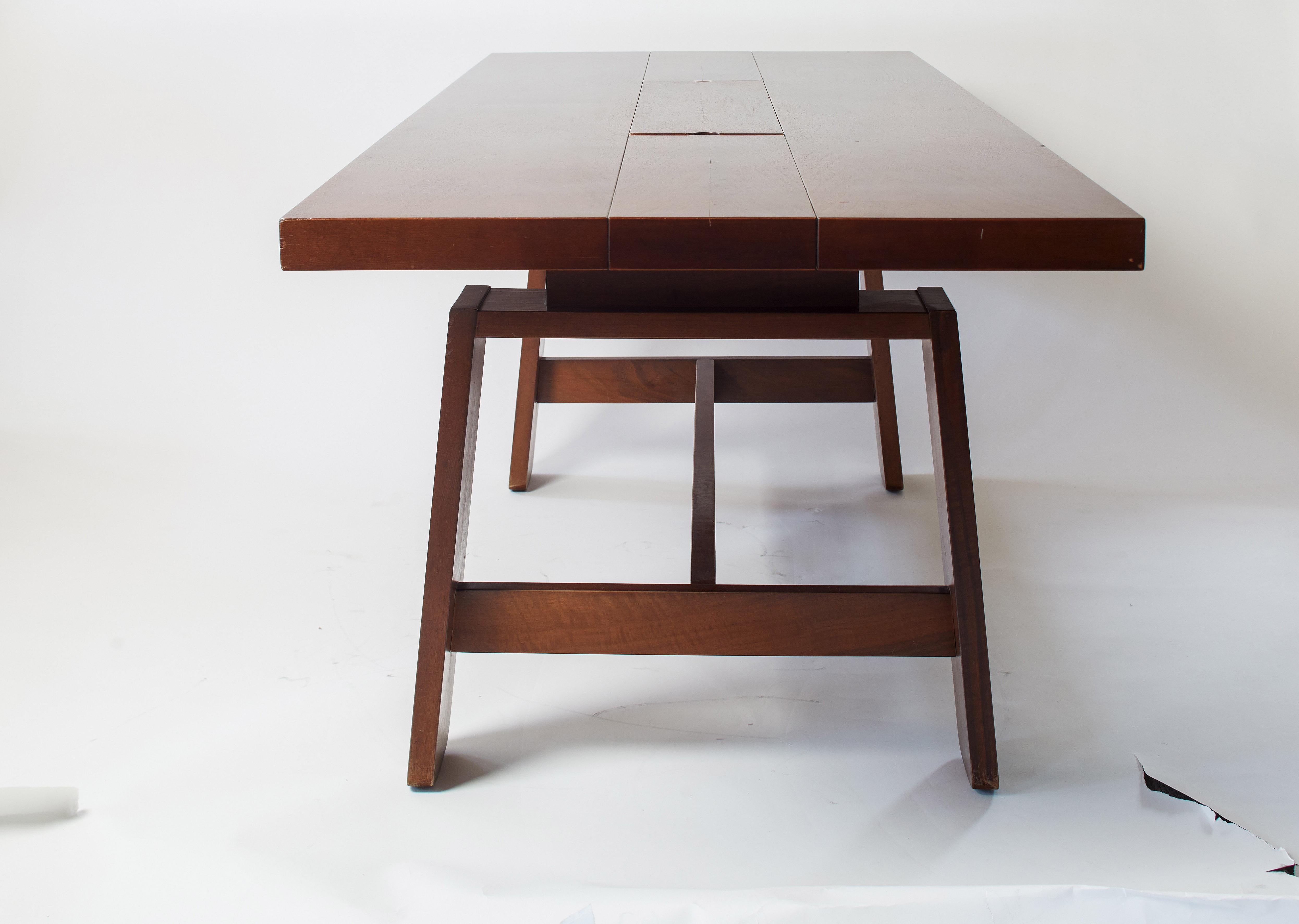 Mid-20th Century 1960s Italian Silvo Coppola for Bernini Dining Table