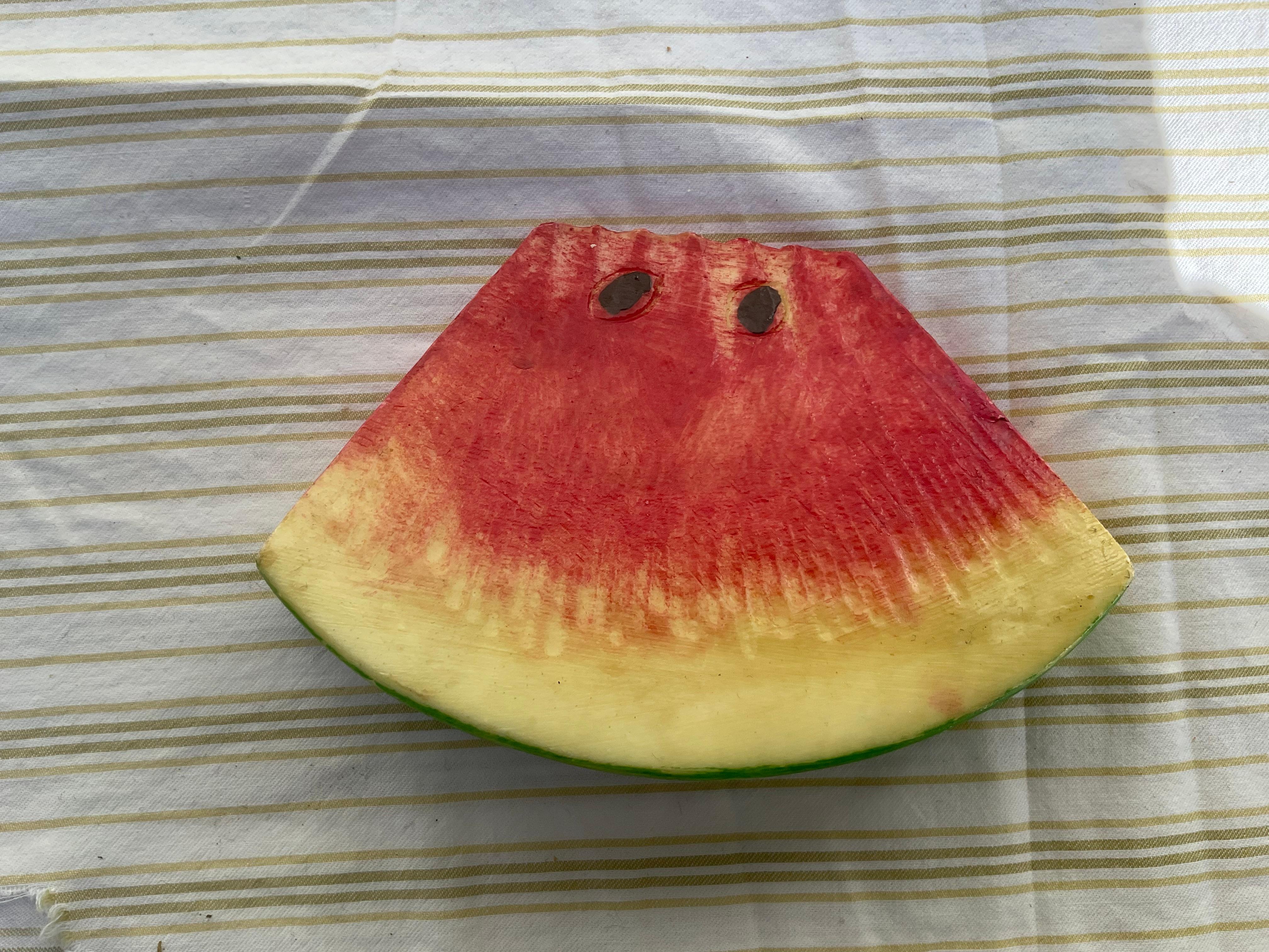 1960s Italian Stone Fruit, Watermelon Slices, 3 5