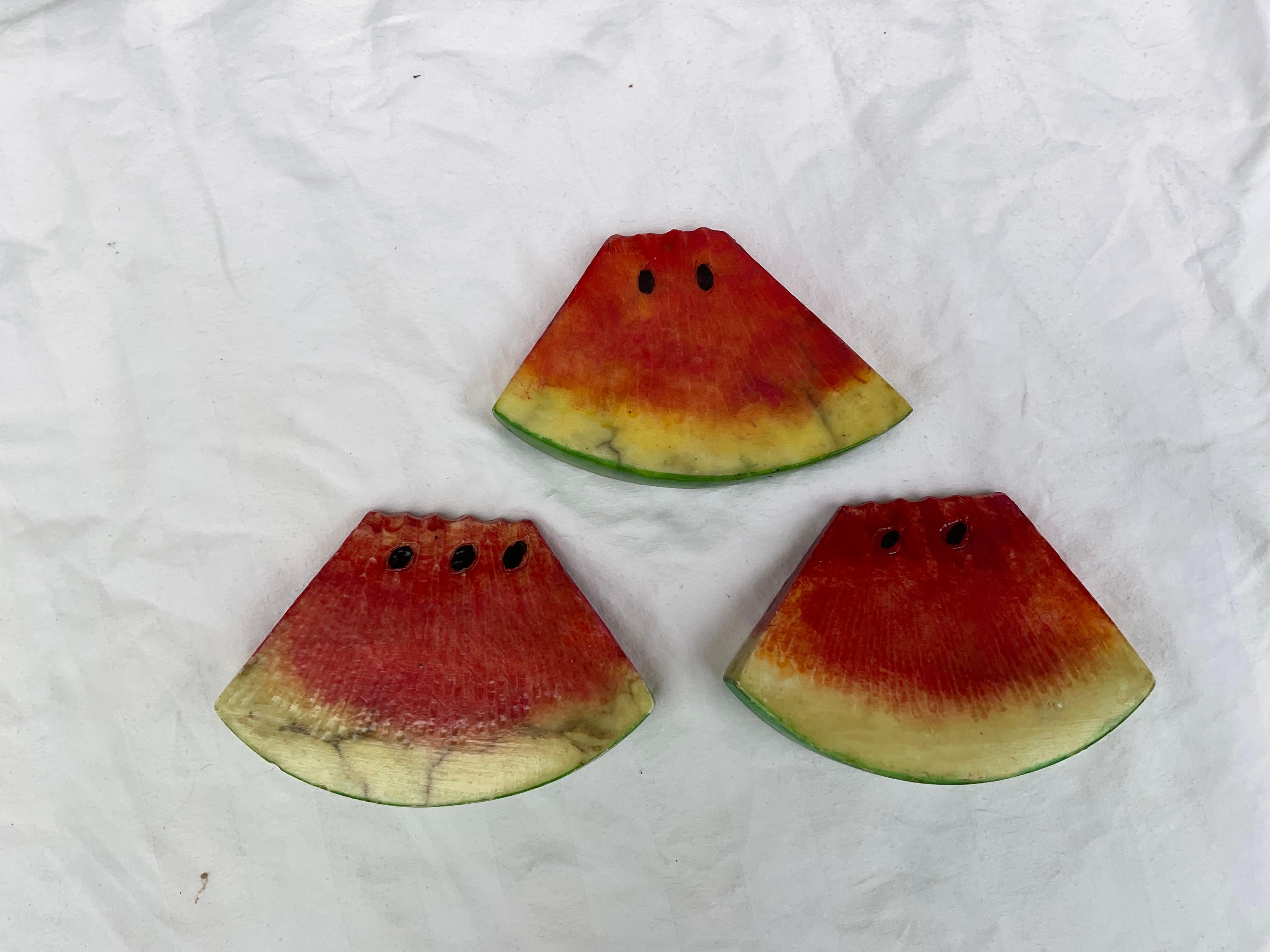 Mid-20th Century 1960s Italian Stone Fruit, Watermelon Slices, 3