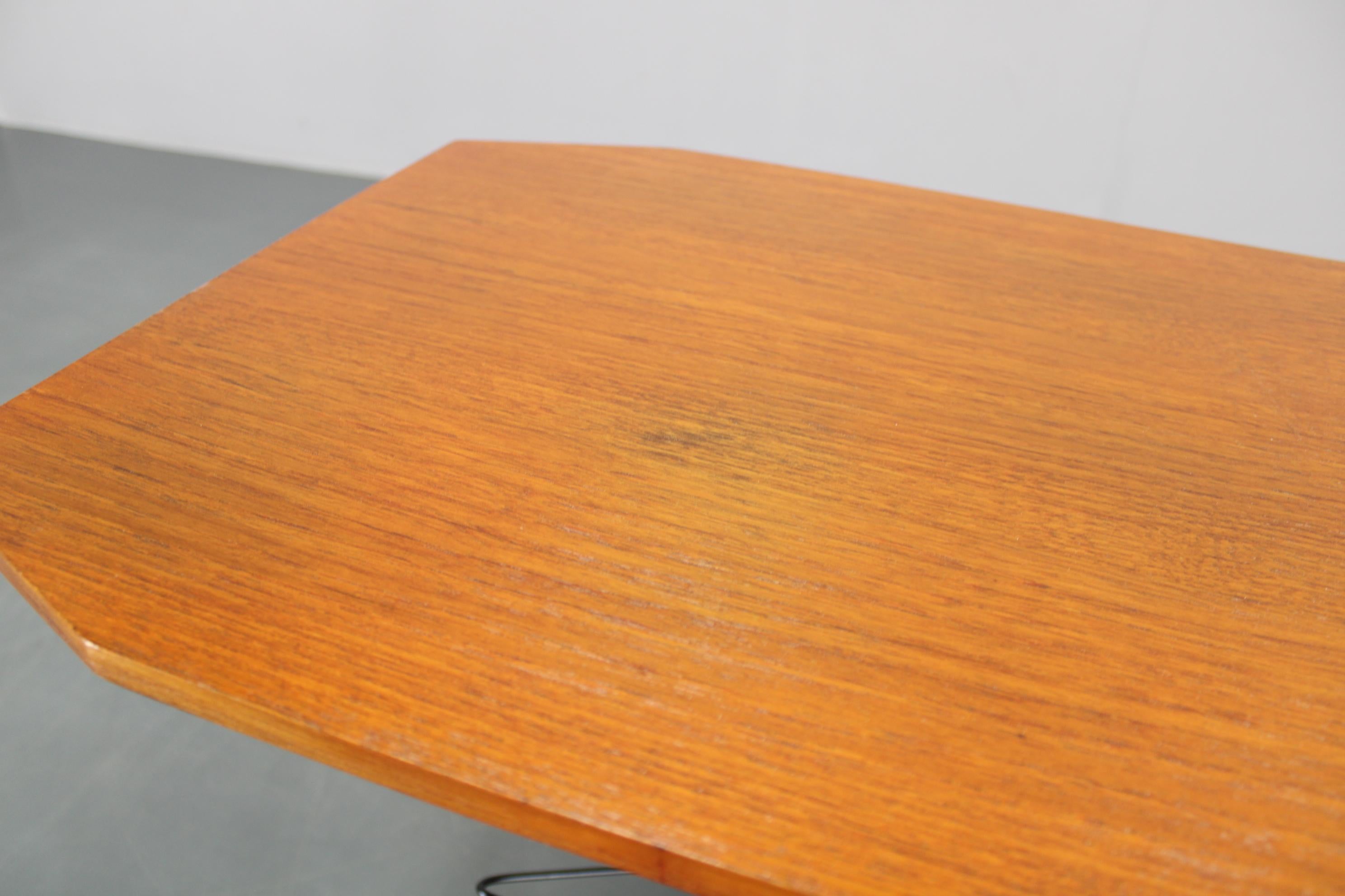 1960s Italian Teak Coffee or Side Table For Sale 6