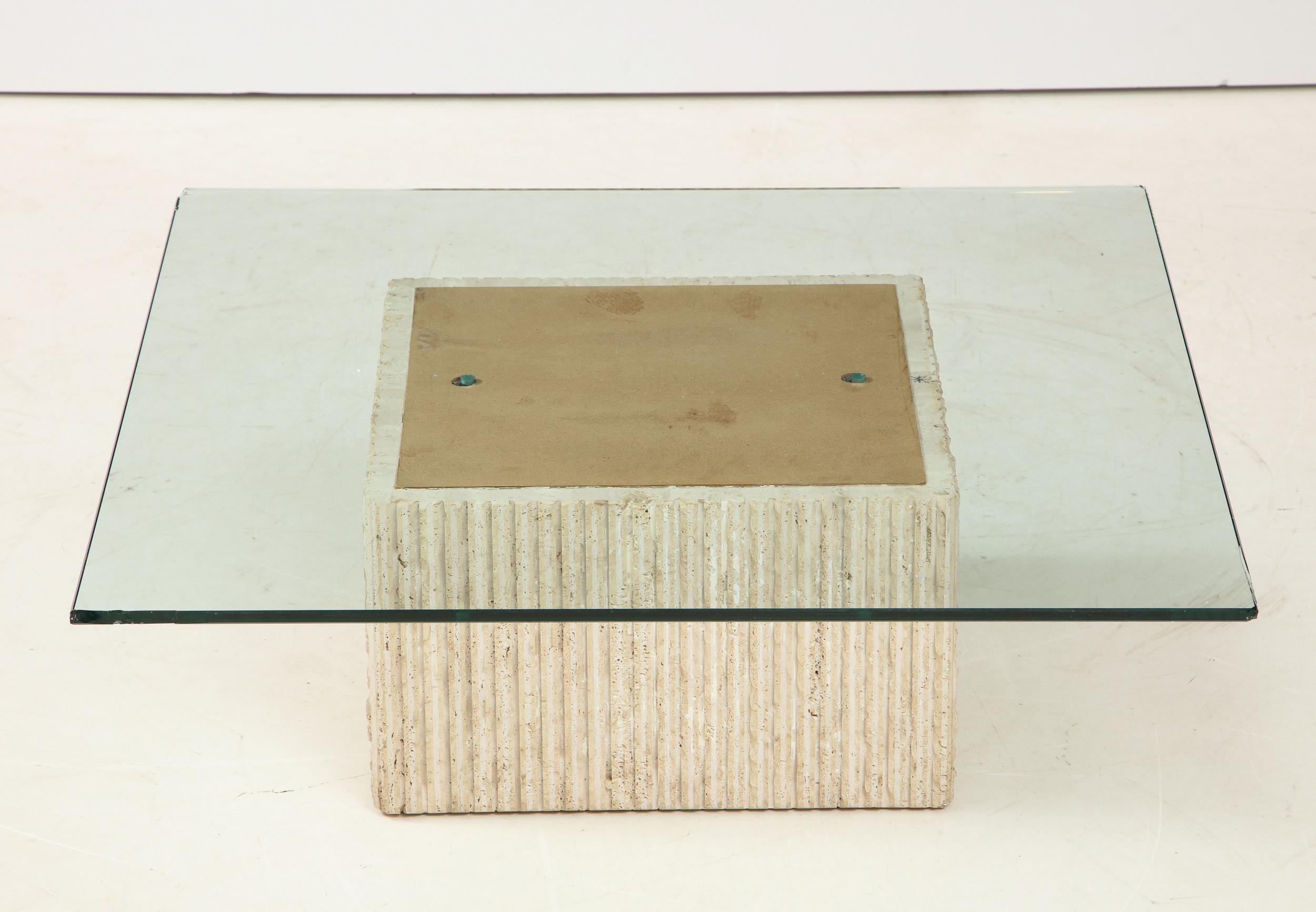 1960's Italian Travertine Cocktail Table 10