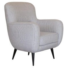 1960s Italian Upholstered Armchair
