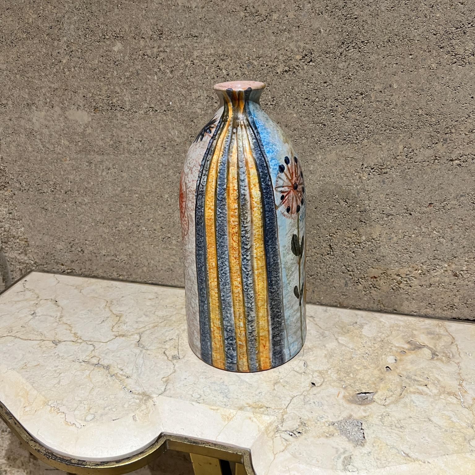 Italienische Vase aus Modigliani-Kunstkeramik, handbemalt Roma, 1960er Jahre im Angebot 1
