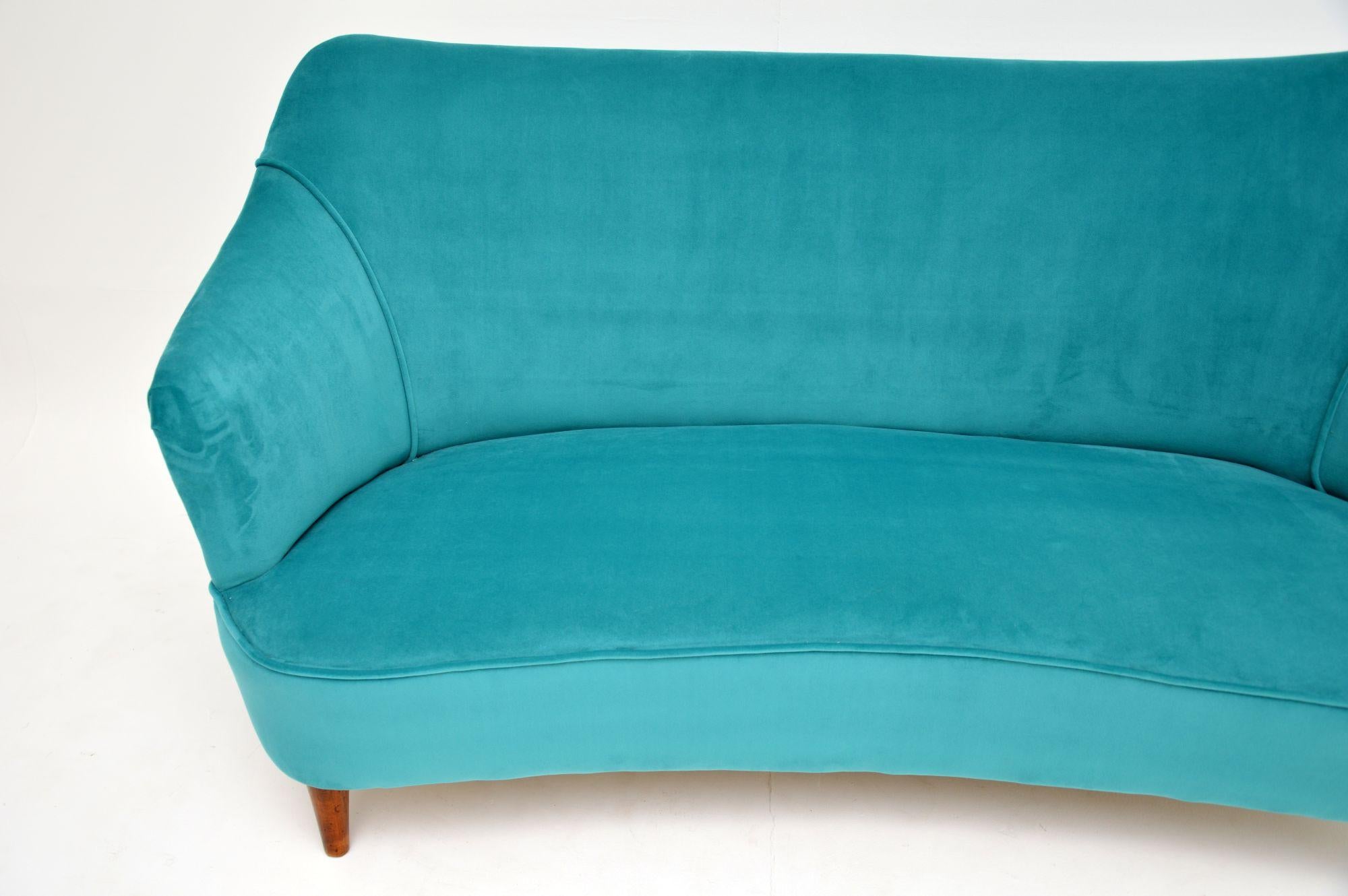 20th Century 1960s Italian Vintage Cocktail Sofa or Loveseat