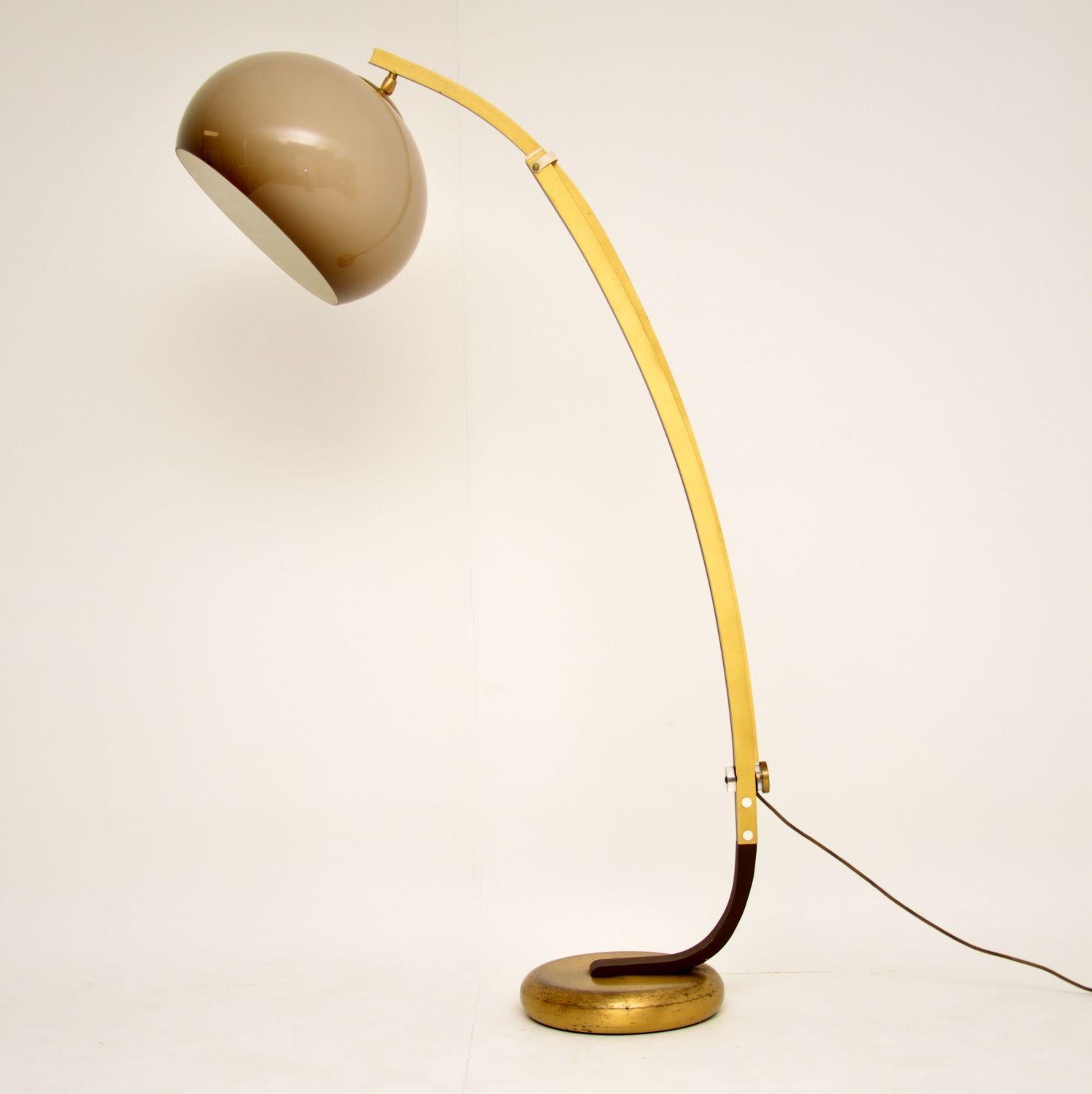 1960s Italian Vintage Extending Arc Floor Lamp 1