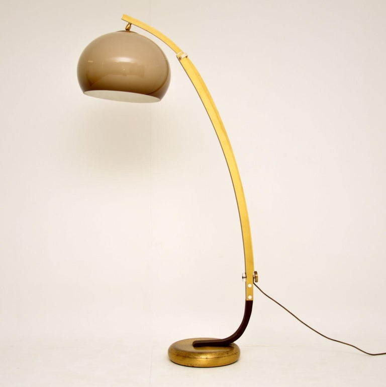 1960s Italian Vintage Extending Arc, Vintage Arc Floor Lamp