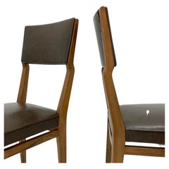 1960's Italian Walnut Dining Chairs, set of 6