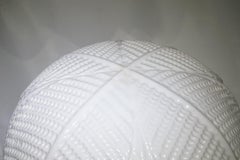 1960s Italian White Porcelain Palm Tree Lamp