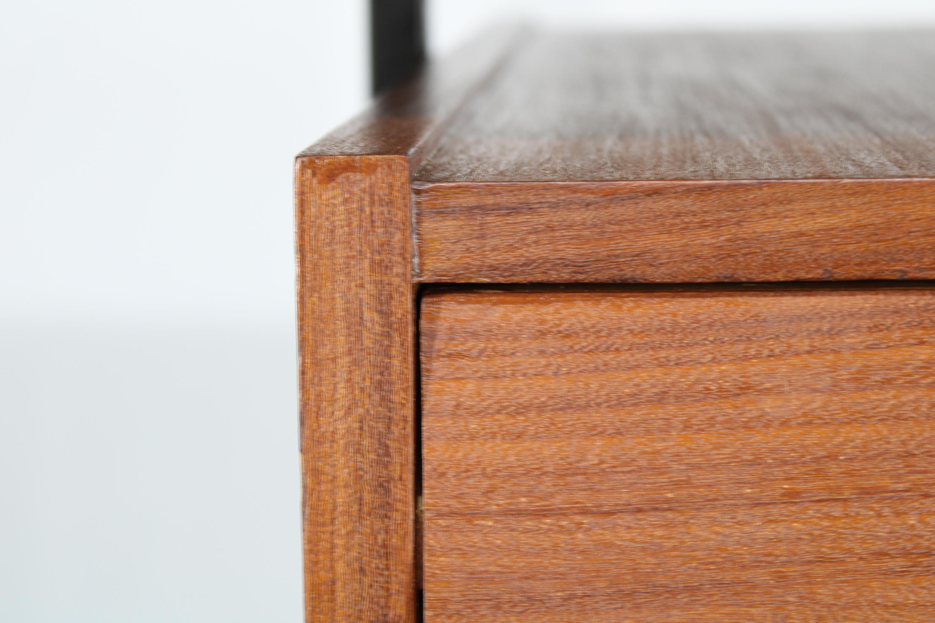 Bois Bureau italien des années 1960
