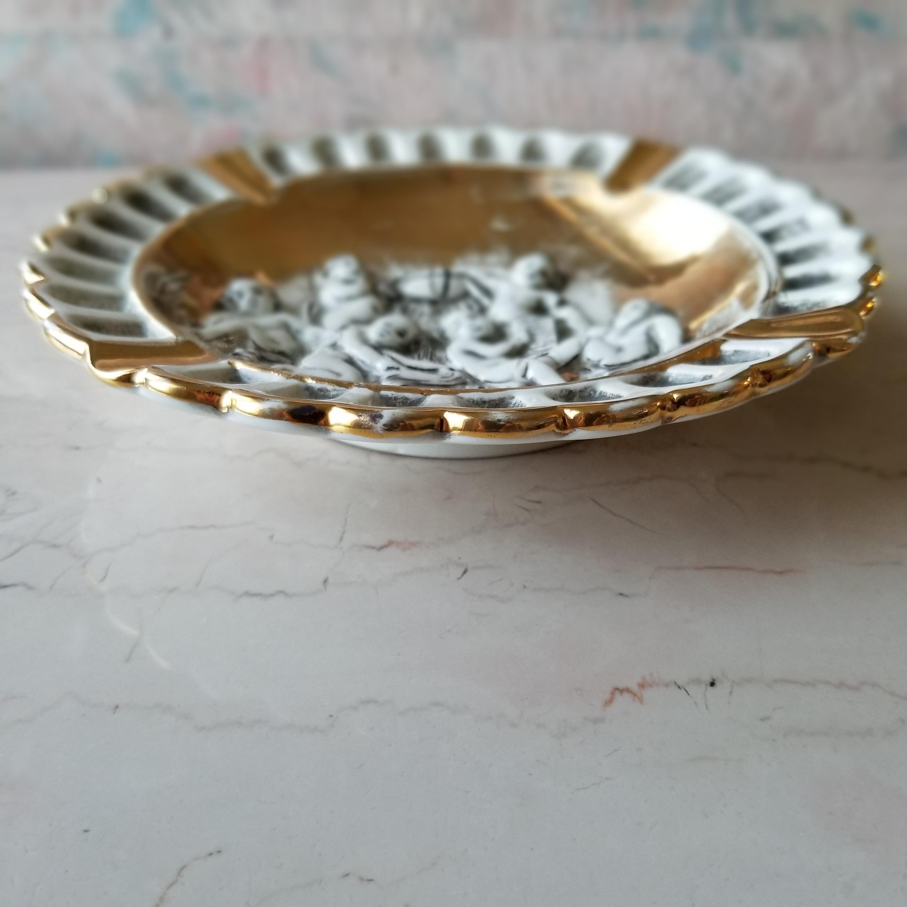 r. capodimonte italy ashtray
