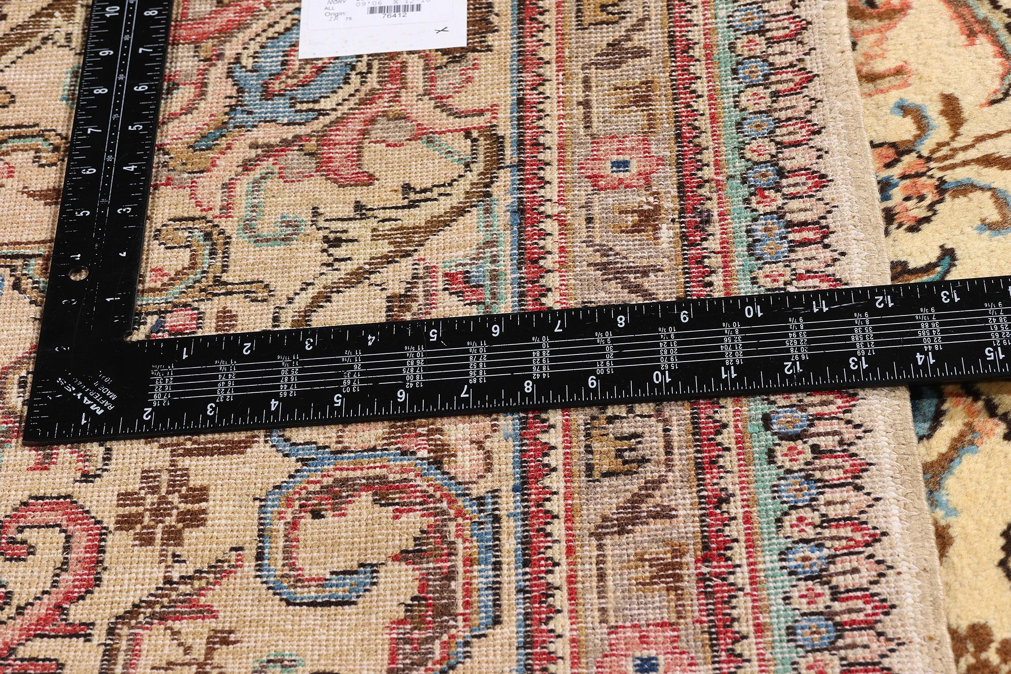 Alfombra Persa Tabriz Vintage en venta 3