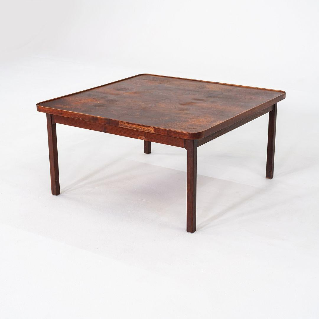1960s Jack Cartwright for Founders Square End / Coffee Table in Walnut For Sale 4