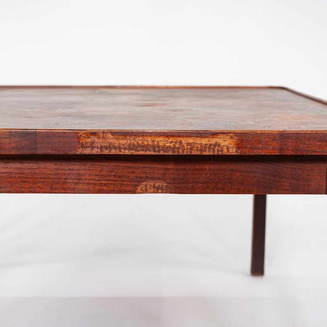 1960s Jack Cartwright for Founders Square End / Coffee Table in Walnut For Sale 5