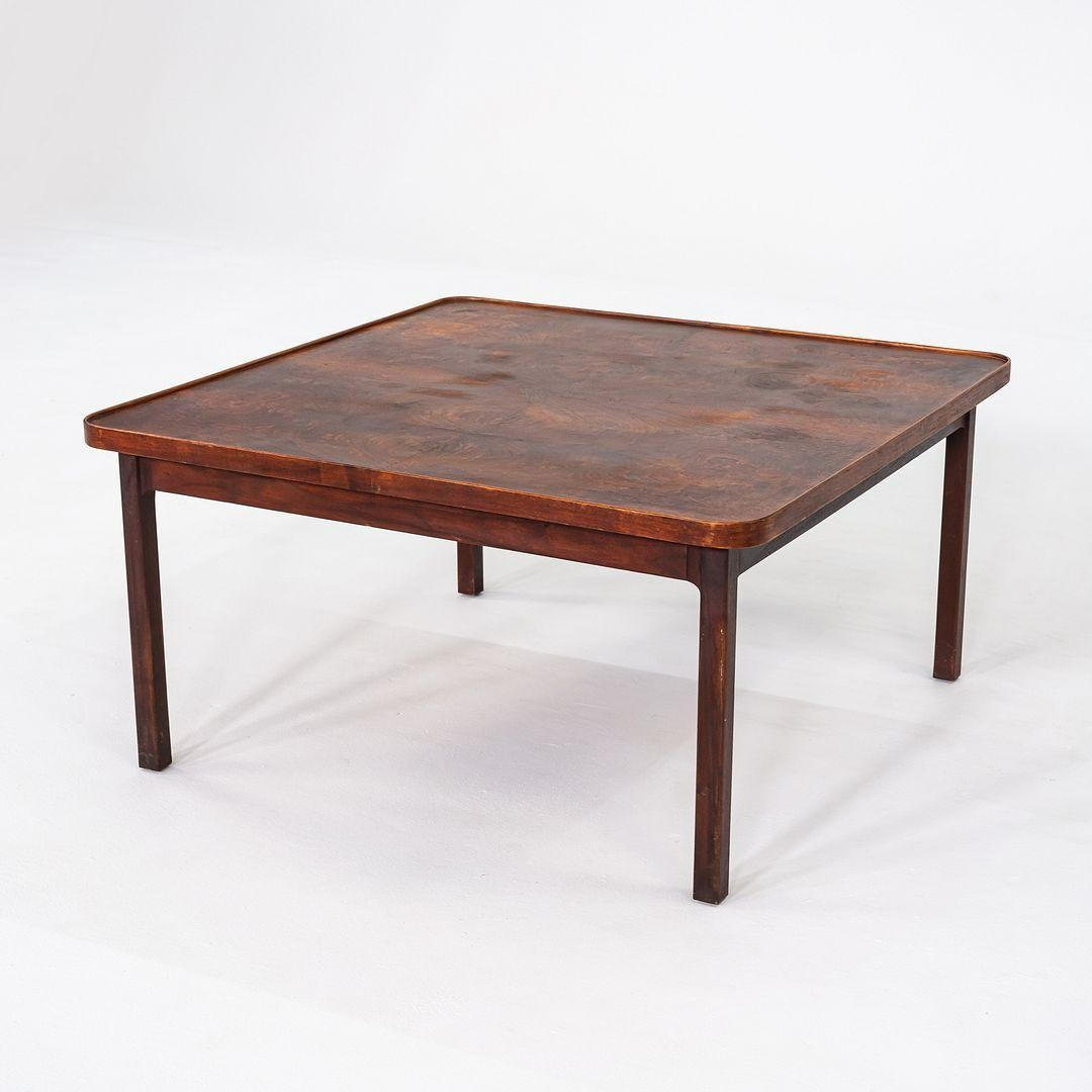 Modern 1960s Jack Cartwright for Founders Square End / Coffee Table in Walnut For Sale