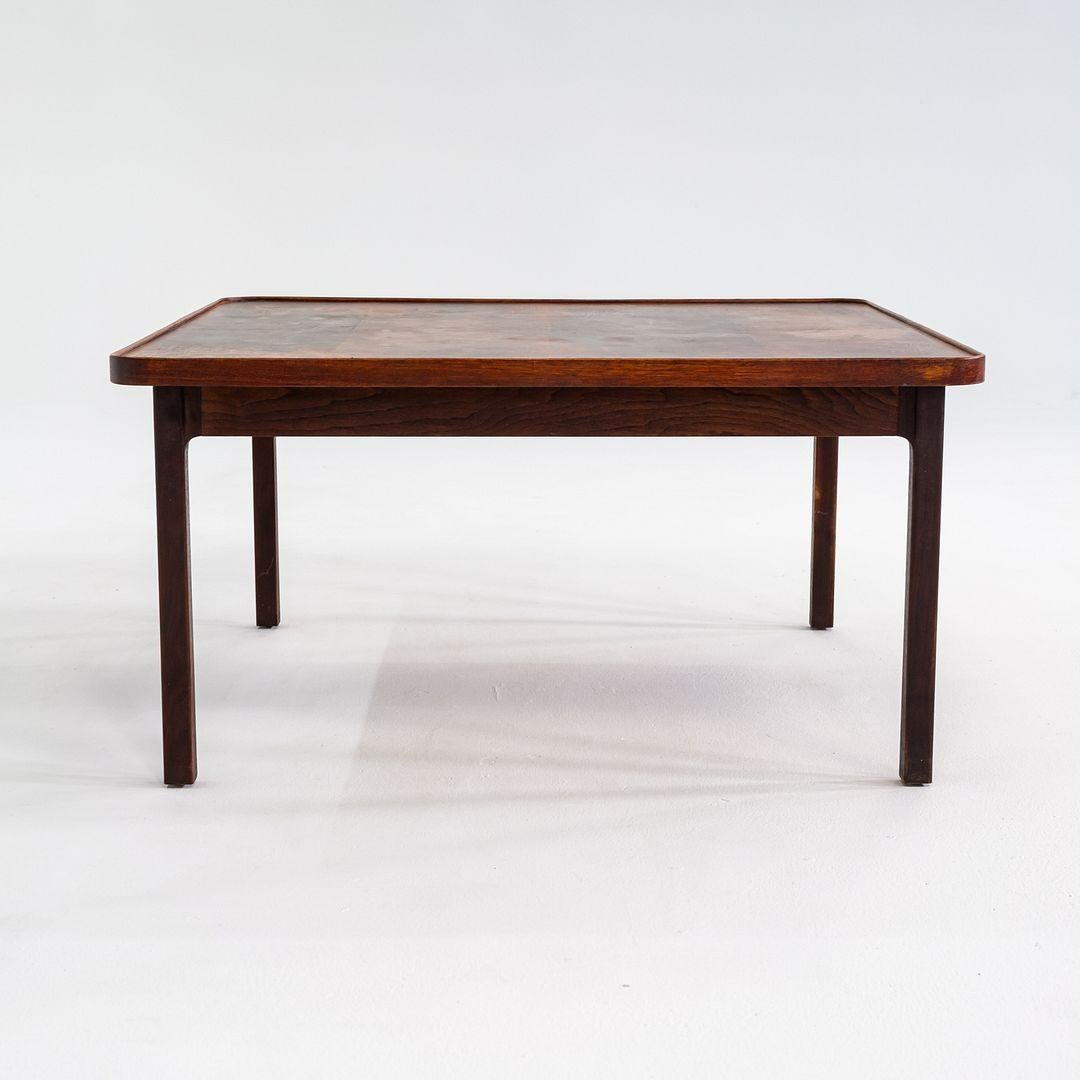 Mid-20th Century 1960s Jack Cartwright for Founders Square End / Coffee Table in Walnut For Sale