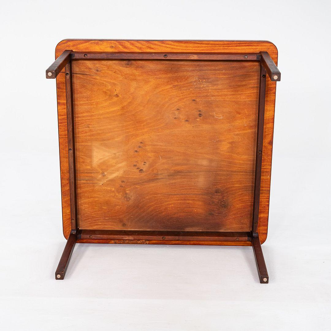 1960s Jack Cartwright for Founders Square End / Coffee Table in Walnut For Sale 2