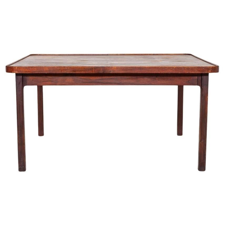 1960s Jack Cartwright for Founders Square End / Coffee Table in Walnut For Sale