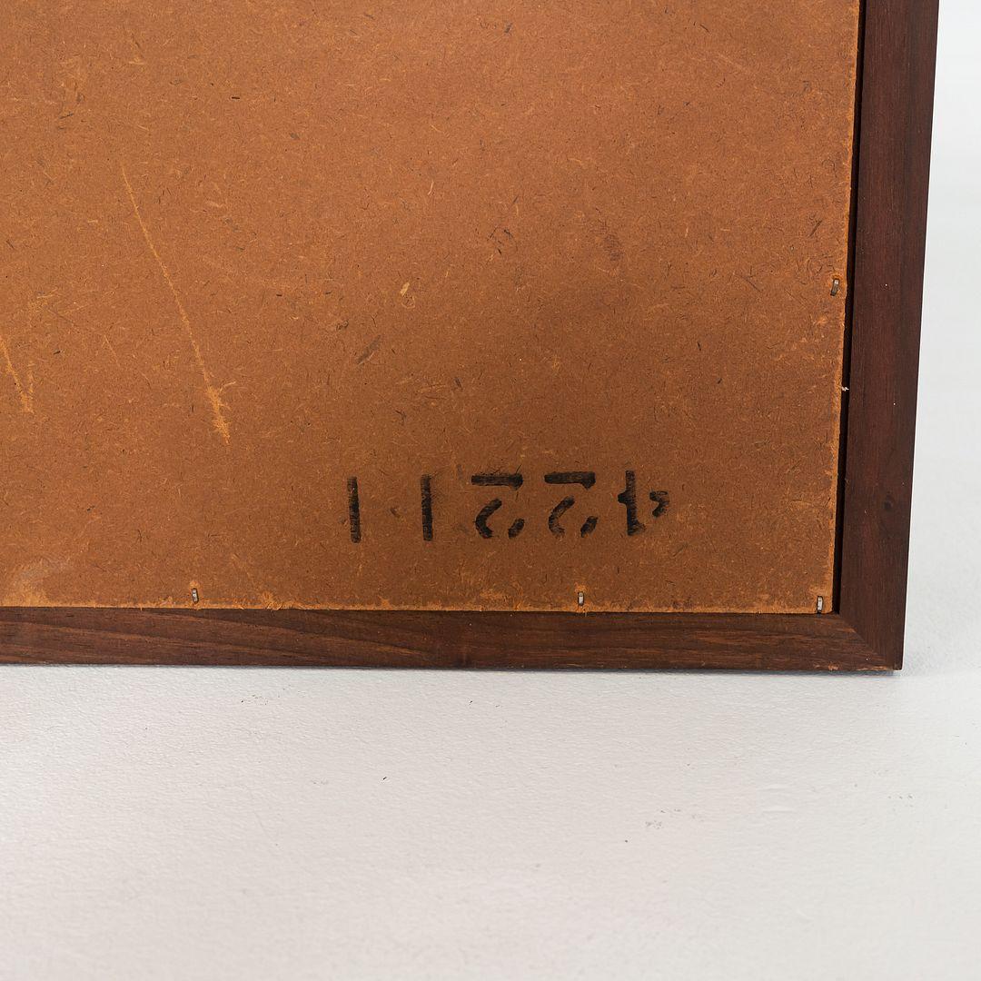 1960s Jack Cartwright for Founders Wall Mirror in Walnut 32x48 in For Sale 2
