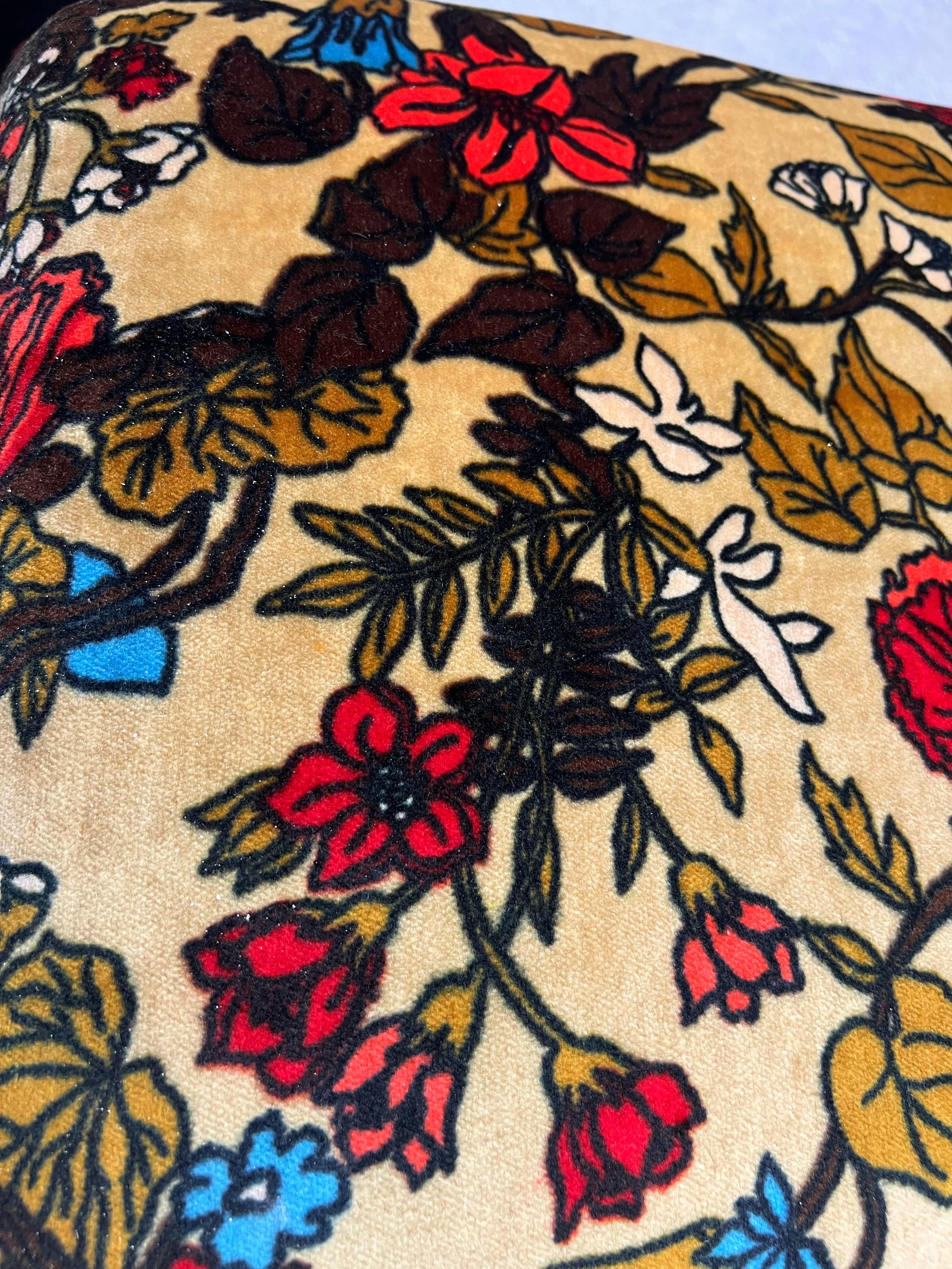 Mid-20th Century 1960s Jack Lenor Larsen Style Upholstered Bench For Sale