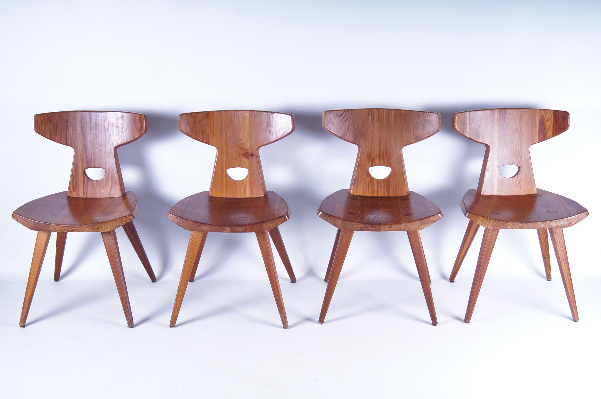 Danish 1960s Jacob Kielland-Brandt Dining Room Chairs for I. Christiansen, Set of 4