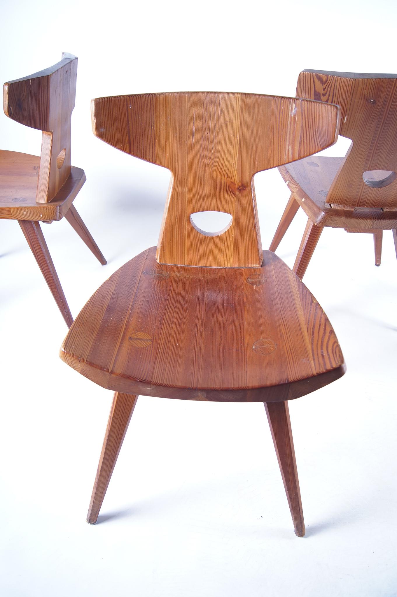 Mid-20th Century 1960s Jacob Kielland-Brandt Dining Room Chairs for I. Christiansen, Set of 4