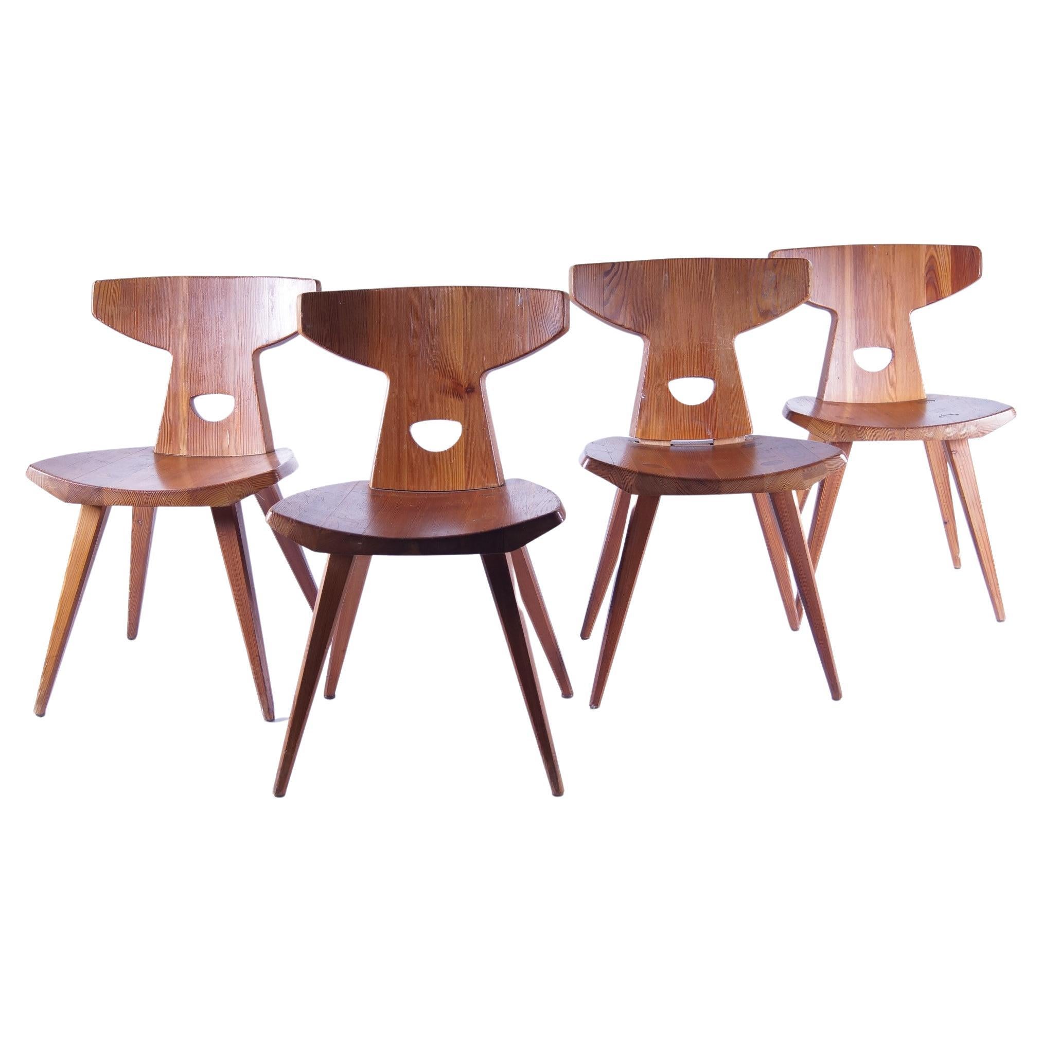 1960s Jacob Kielland-Brandt Dining Room Chairs for I. Christiansen, Set of 4