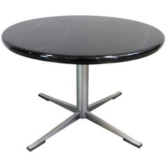 1960s Jacobsen Style Black Side Table