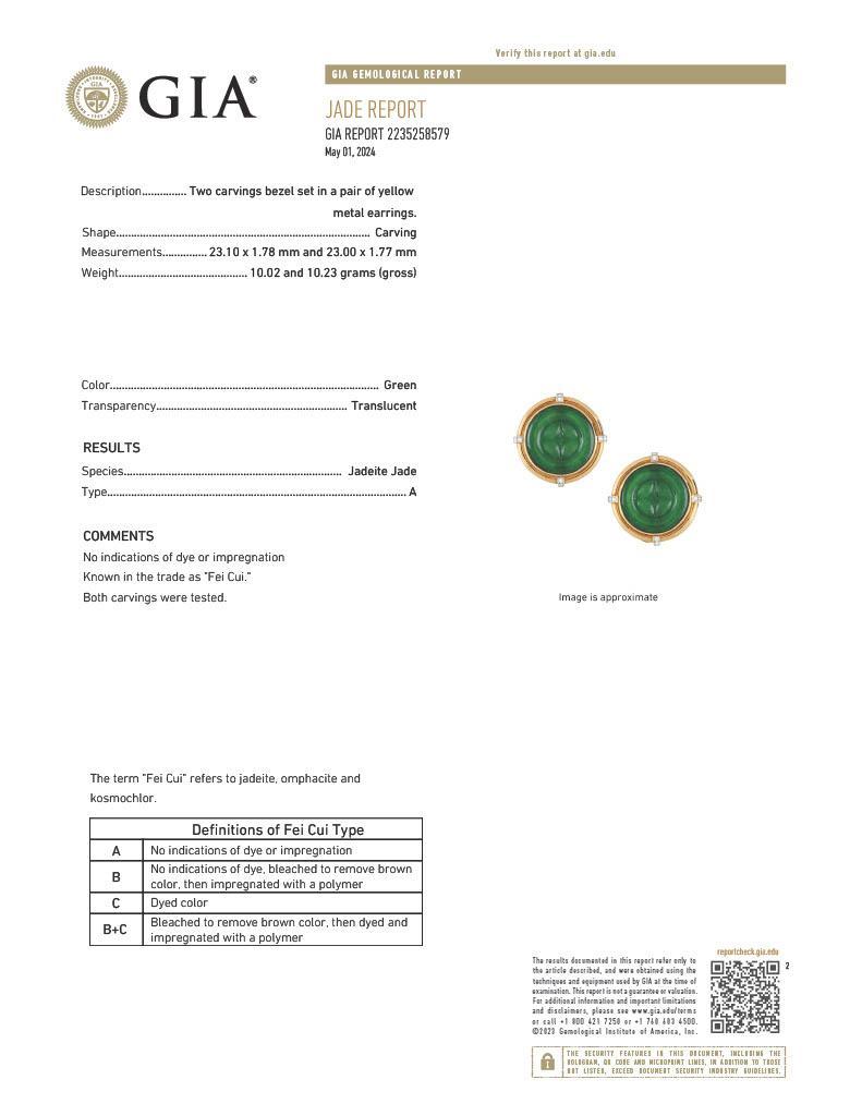 1960's Jade Diamond 18 Karat Two-Tone Gold Star Ear-Clip Earrings in vendita 3