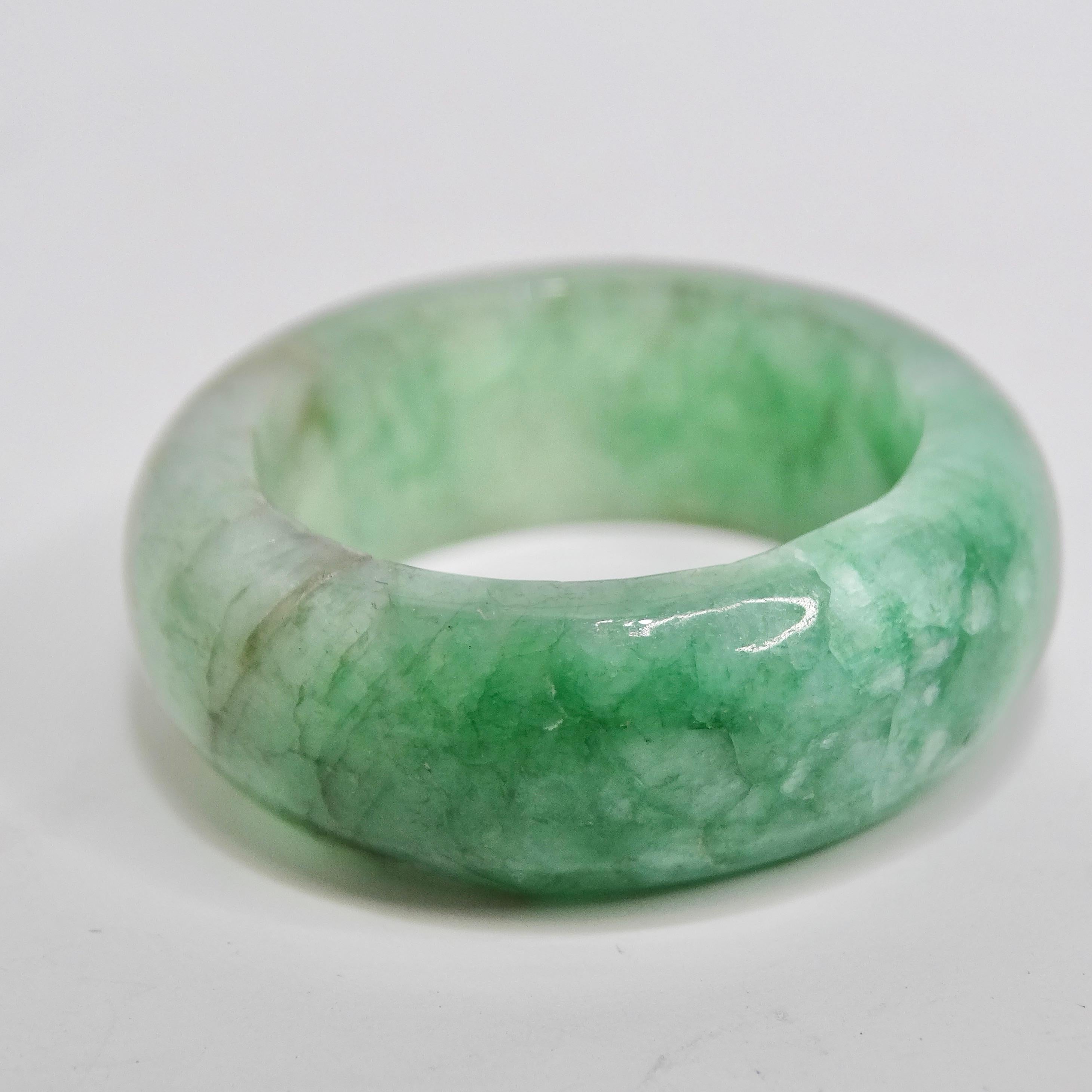 Women's or Men's 1960s Jade Ring