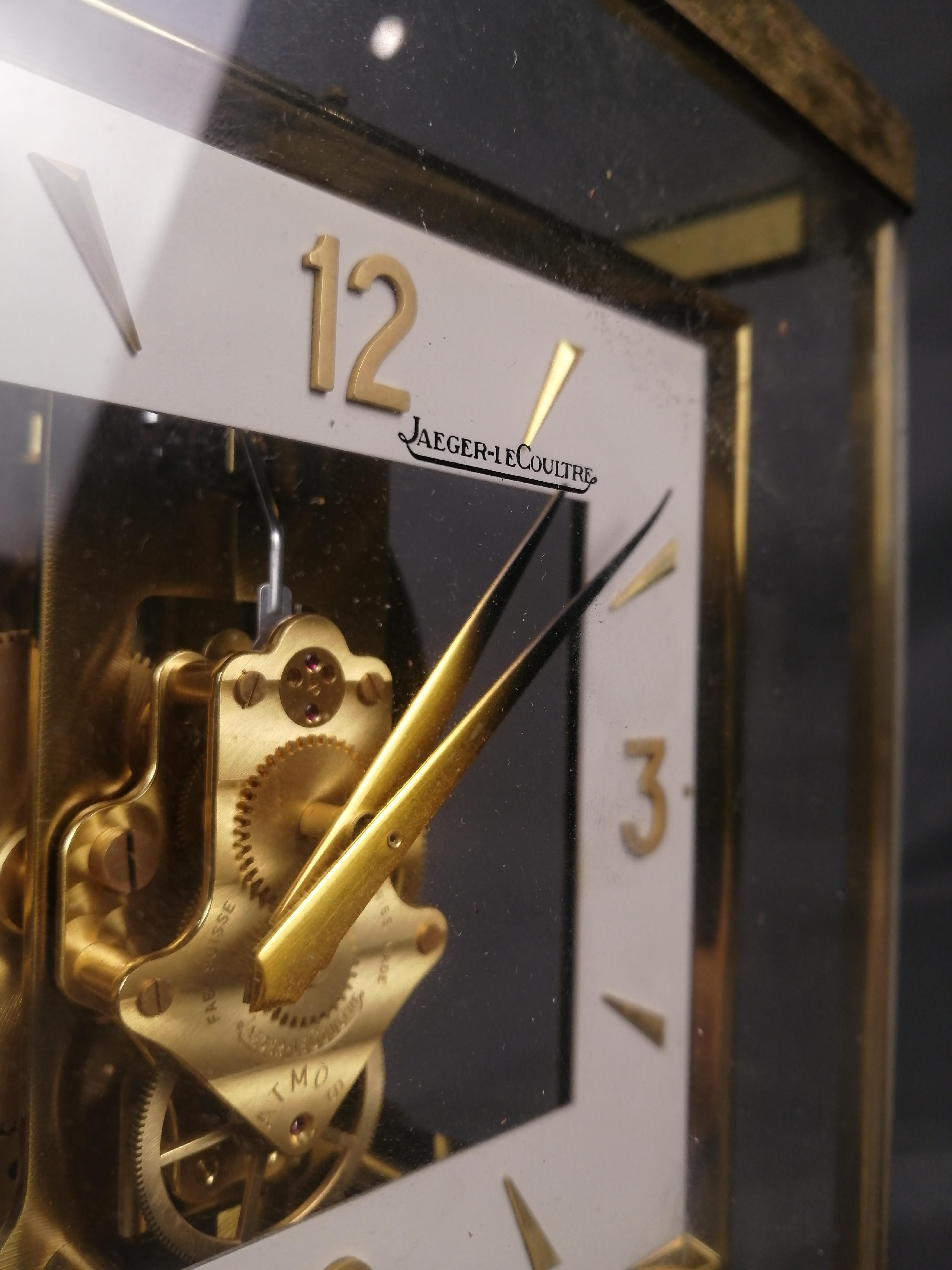 1960s Jaeger-LeCoultre Atmos Brass Atmos Clock (Messing) im Angebot