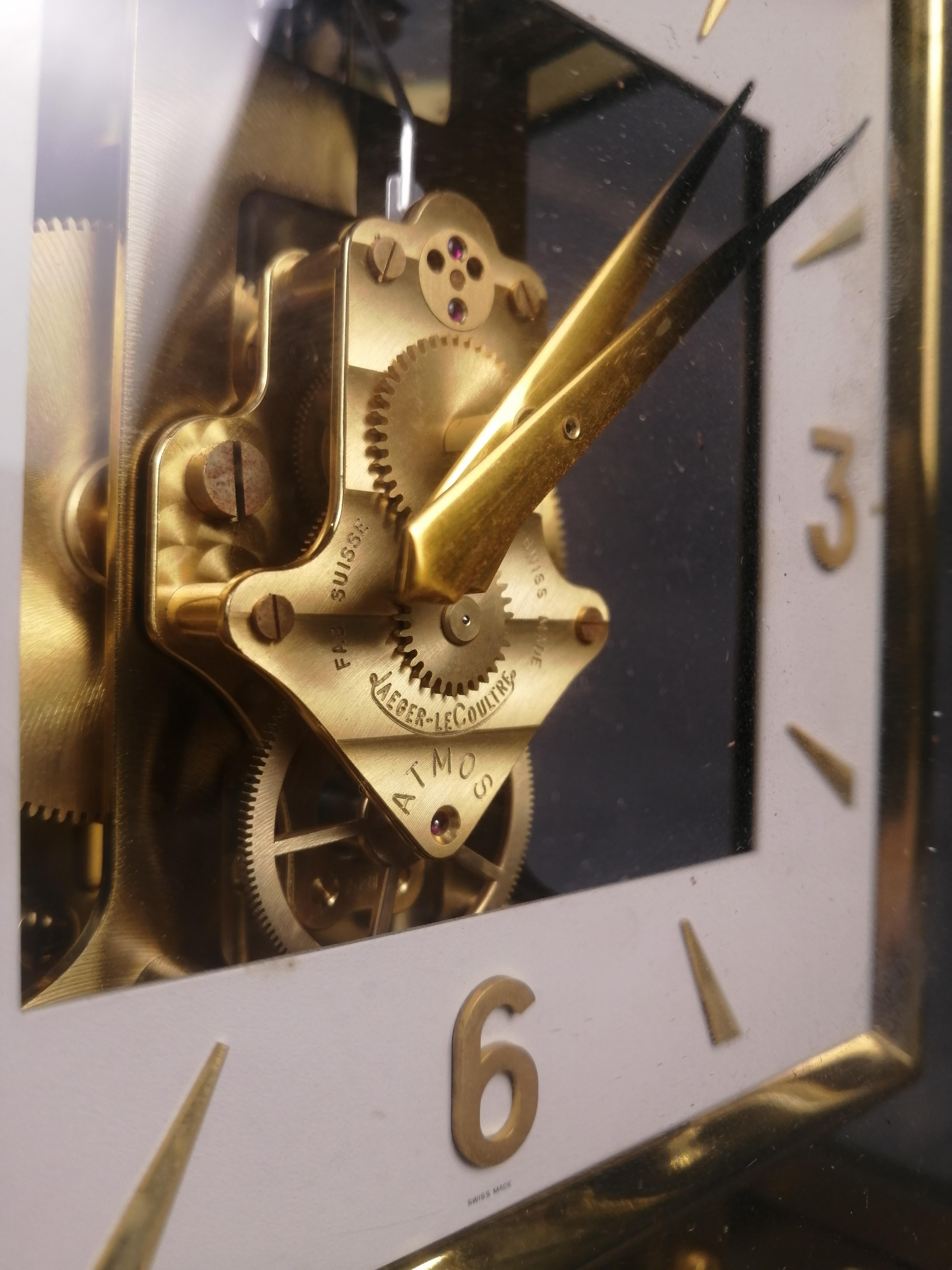 1960s Jaeger-LeCoultre Atmos Brass Atmos Clock im Angebot 1
