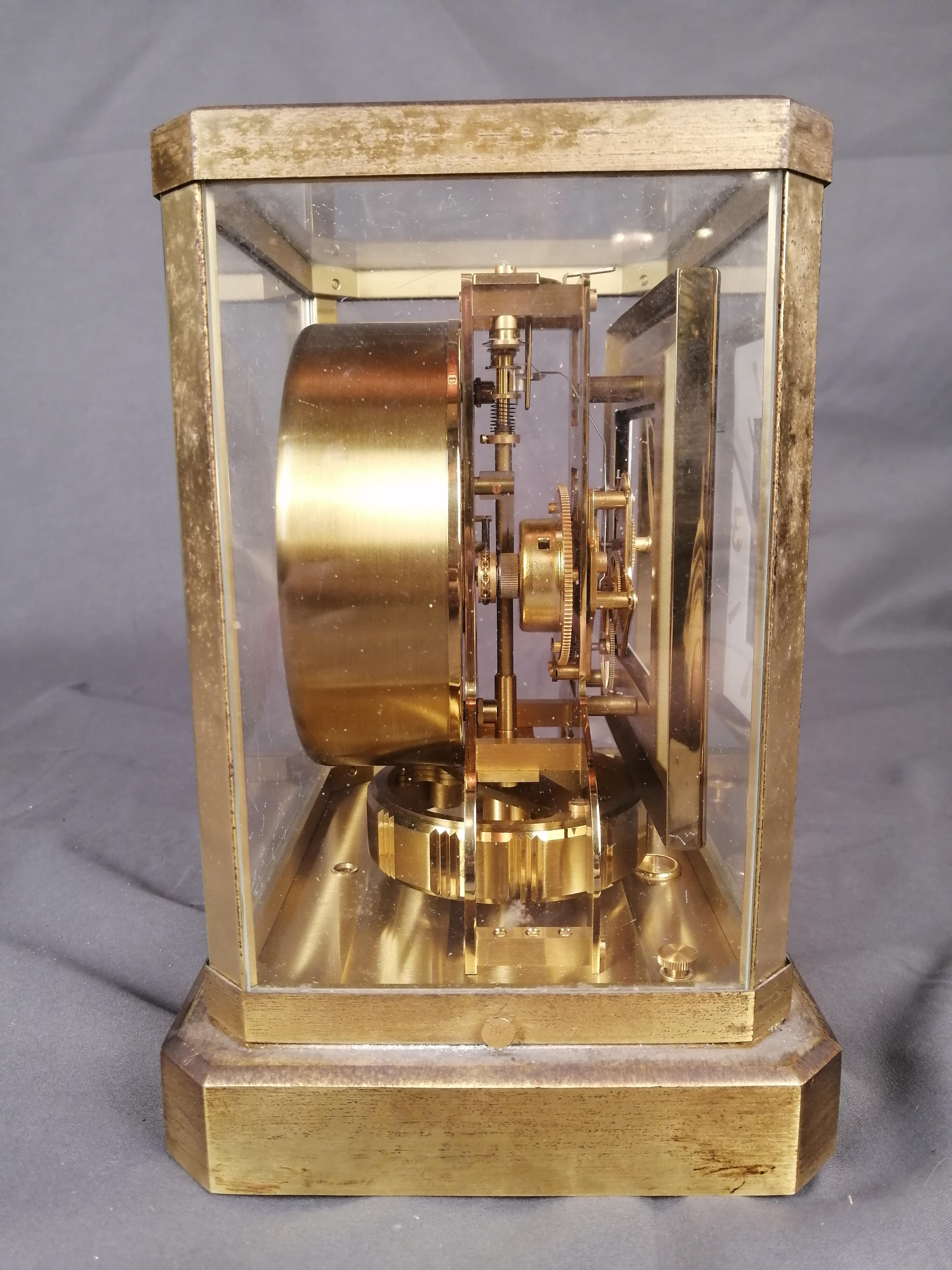 1960s Jaeger-LeCoultre Atmos Brass Atmos Clock im Angebot 2