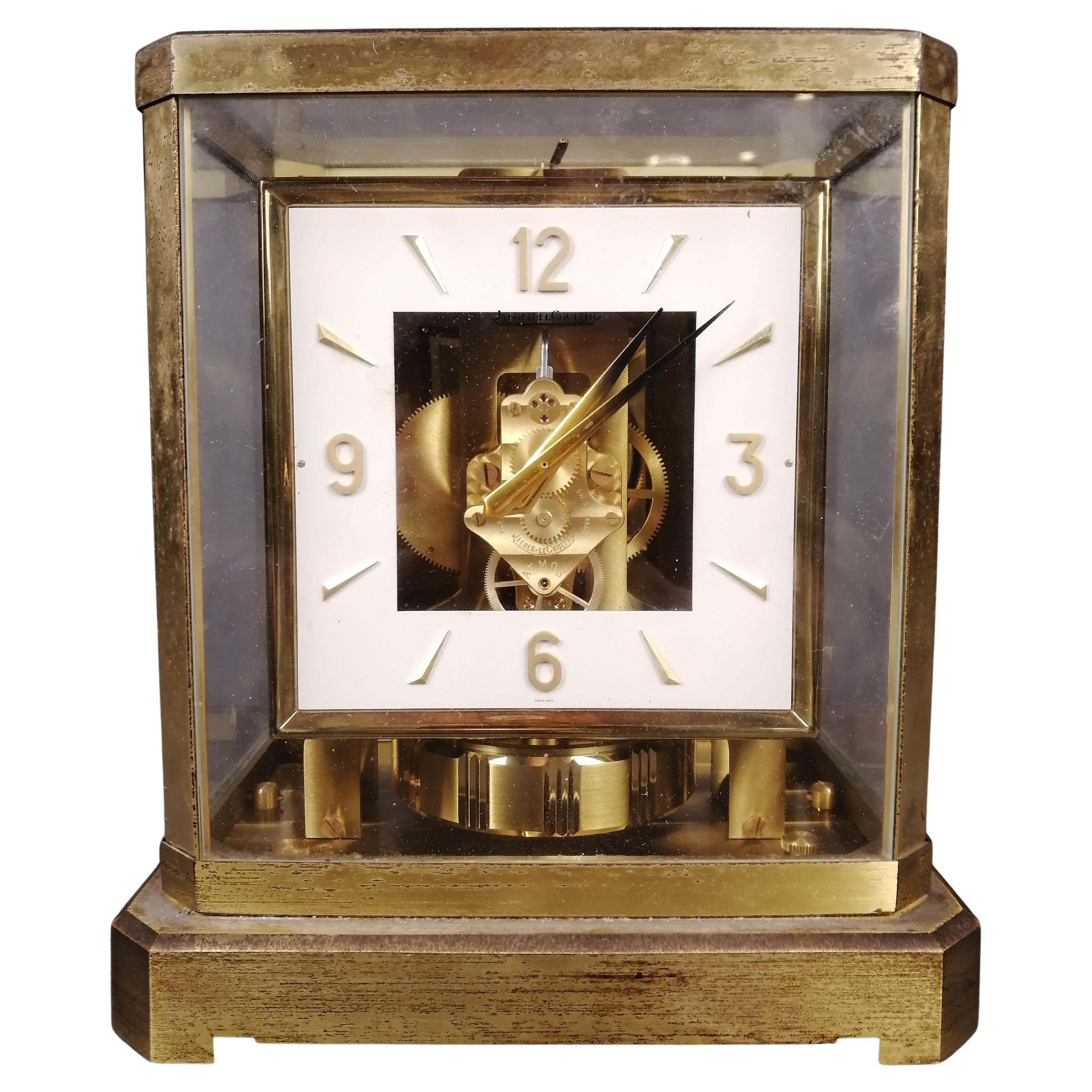 1960s Jaeger-LeCoultre Atmos Brass Atmos Clock im Angebot