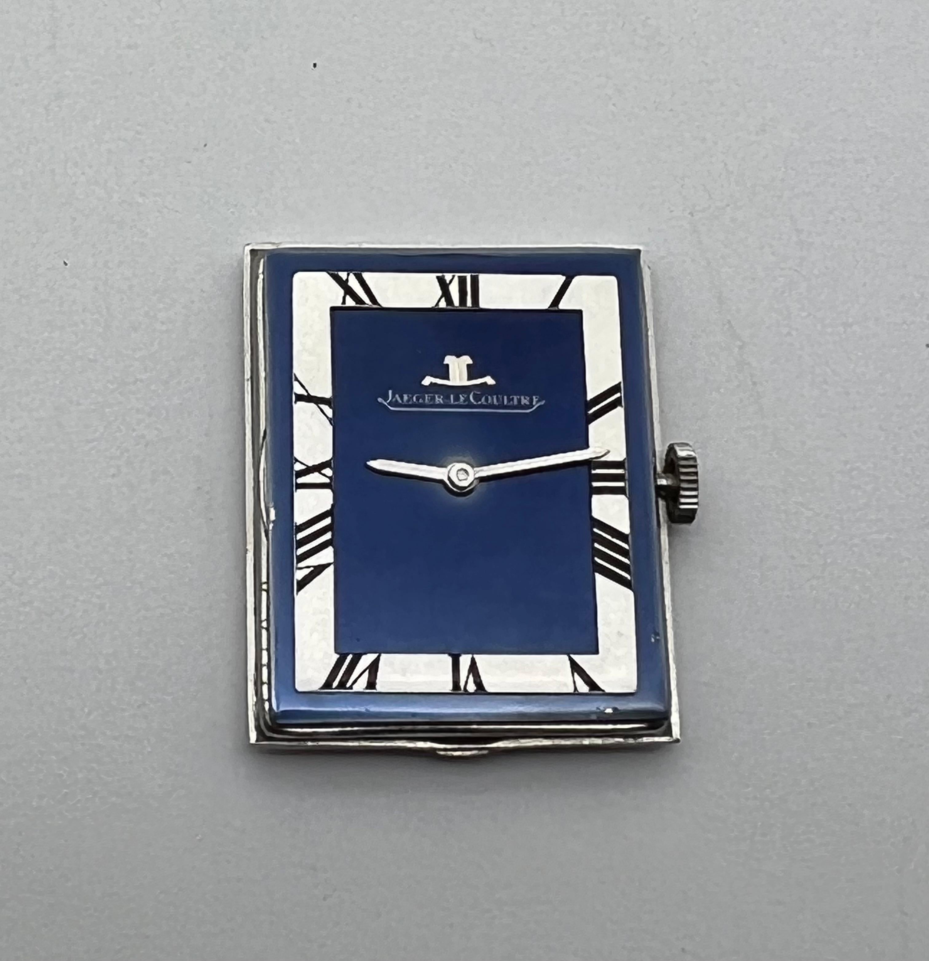 1960's Jaeger Lecoultre Stainless Steel Restored For Sale 3