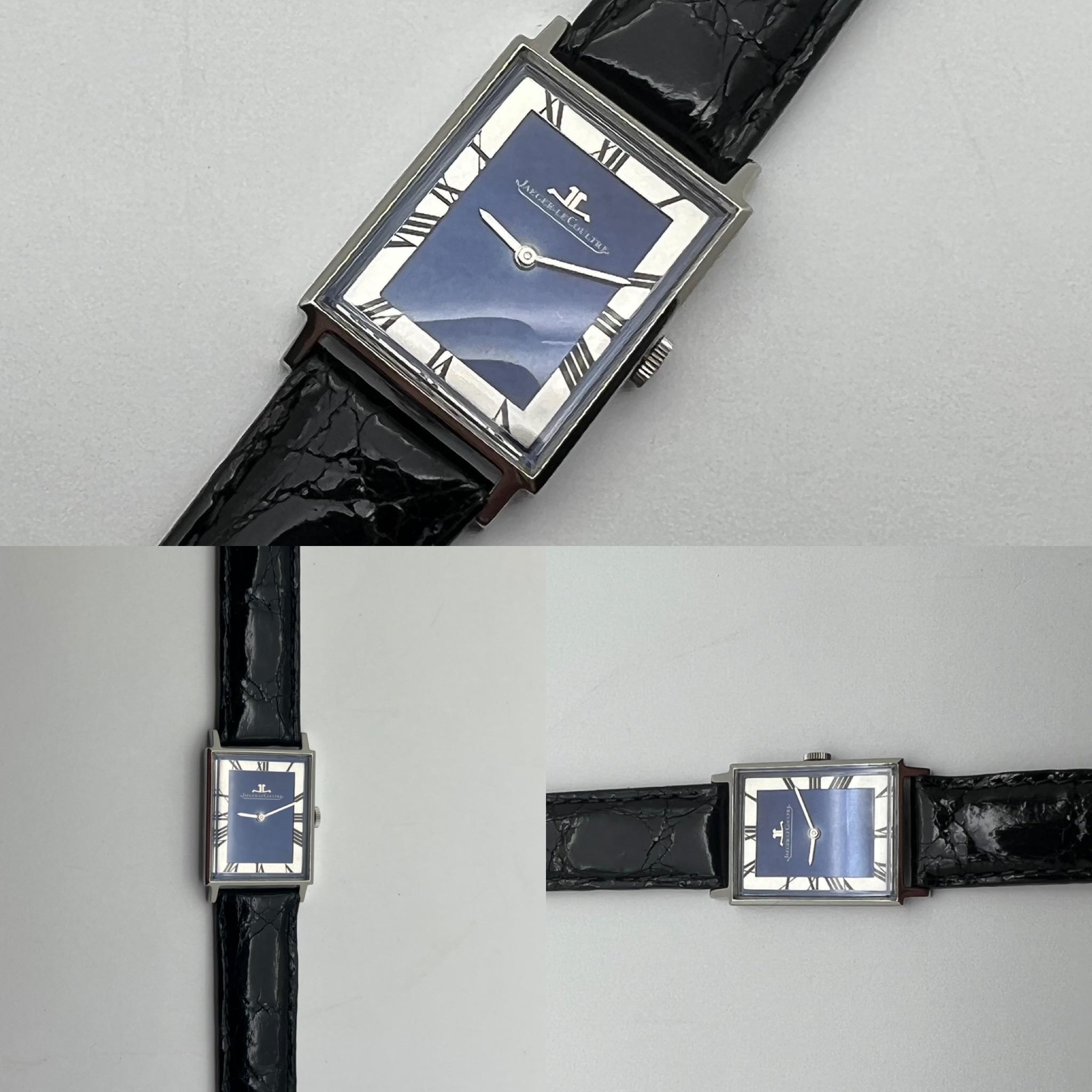 1960's Jaeger Lecoultre Stainless Steel Restored In Good Condition For Sale In Raleigh, NC