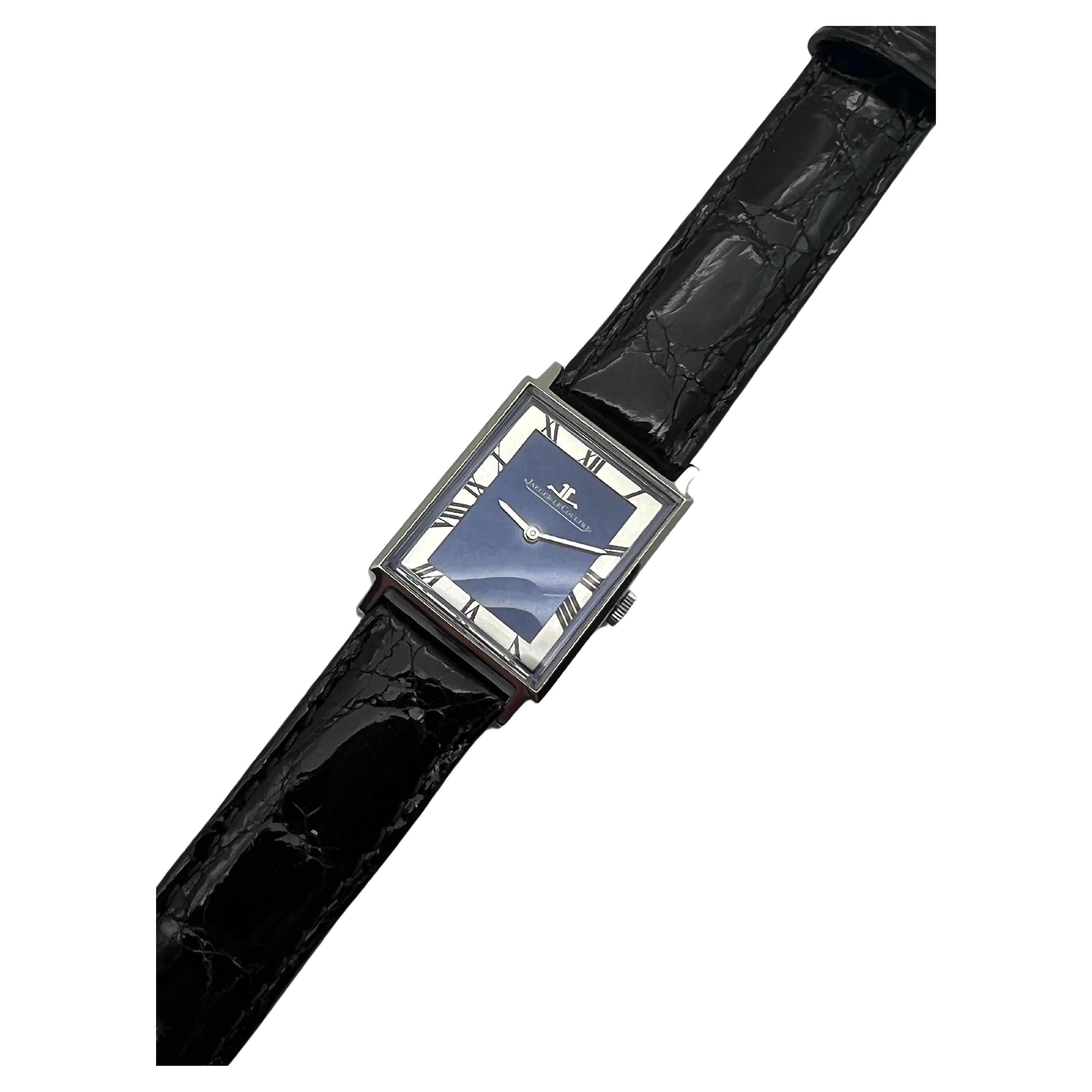 1960's Jaeger Lecoultre Stainless Steel Restored For Sale