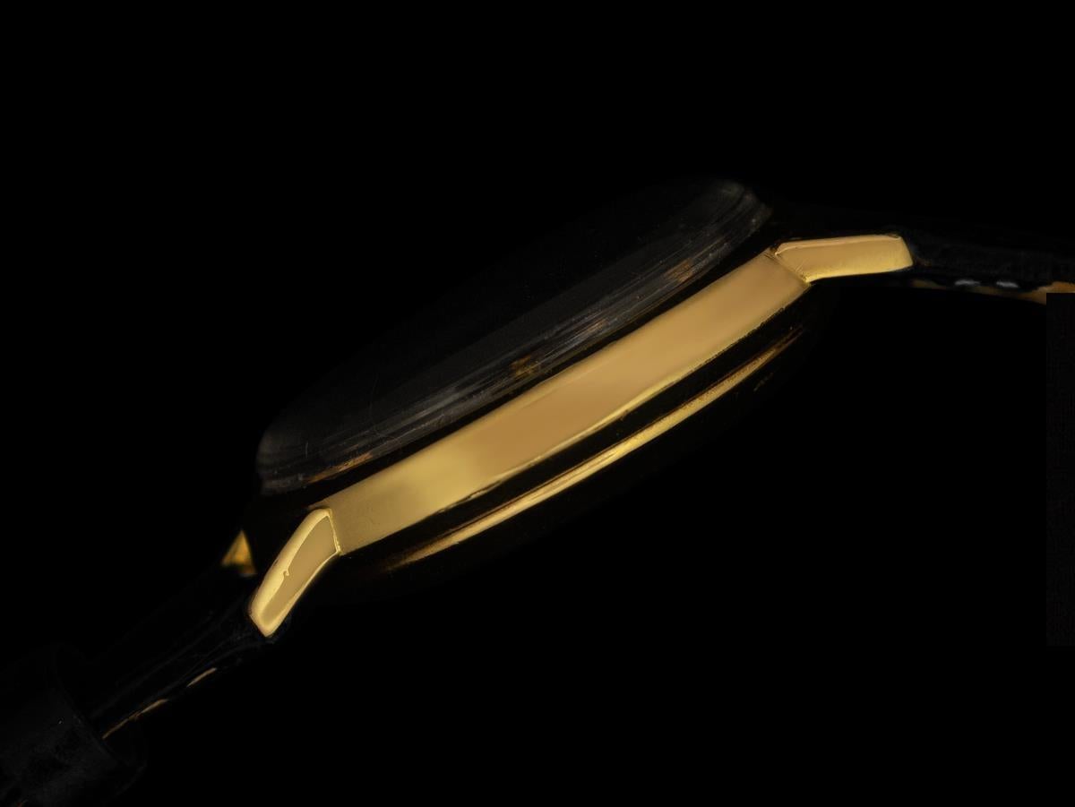 1960er Jaeger-LeCoultre Vintage Herren Memovox Alarm Reveil, Automatik - 10K Gold im Angebot 1