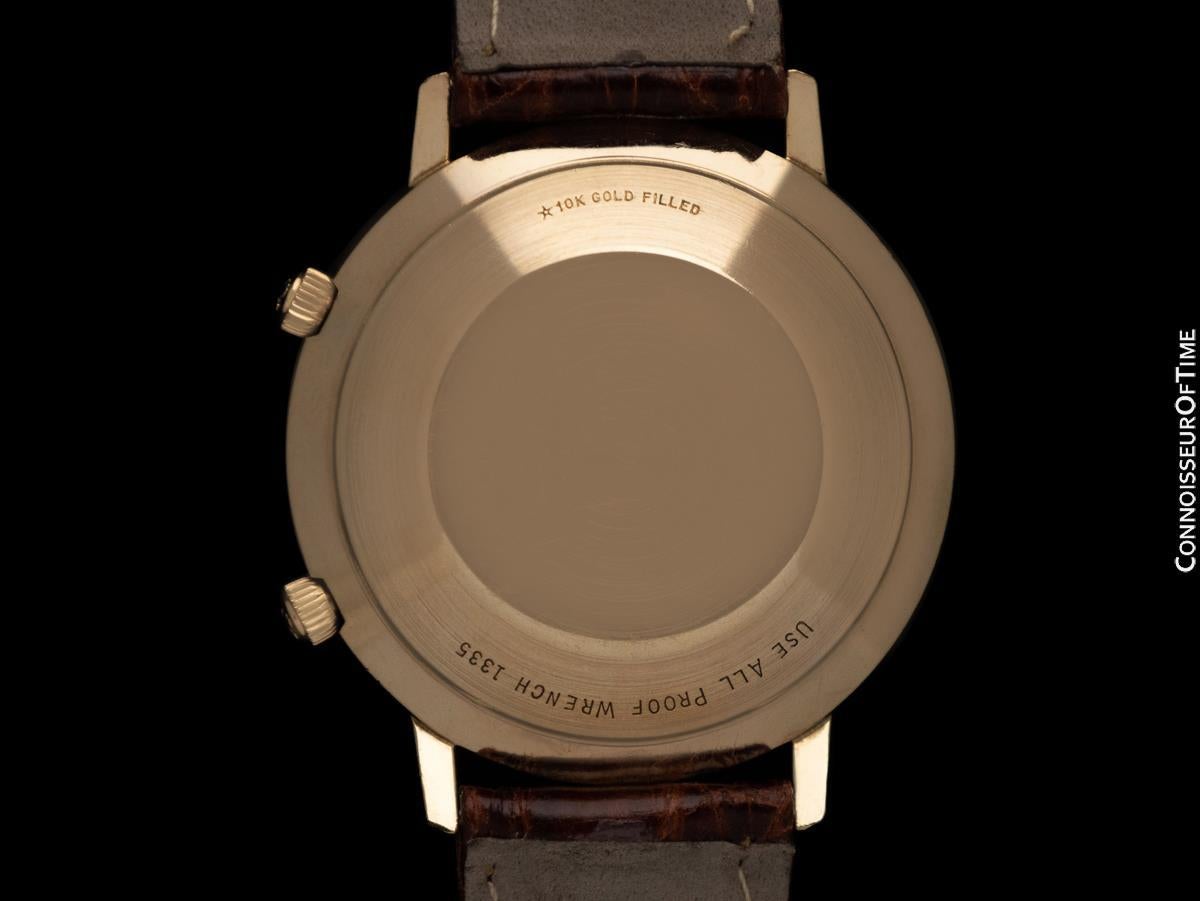 1960's Jaeger-LeCoultre Vintage Mens Memovox Alarm Reveil, Automatic - 10K Gold 2