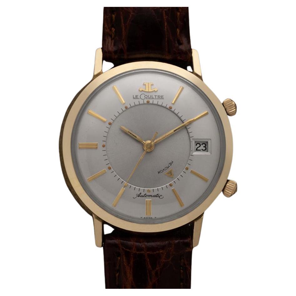 1960's Jaeger-LeCoultre Vintage Mens Memovox Alarm Reveil, Automatic - 10K Gold