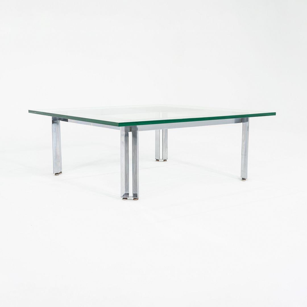 Table basse en acier chromé et verre des années 1960 James Howell for Tri-Mark Designs en vente 3