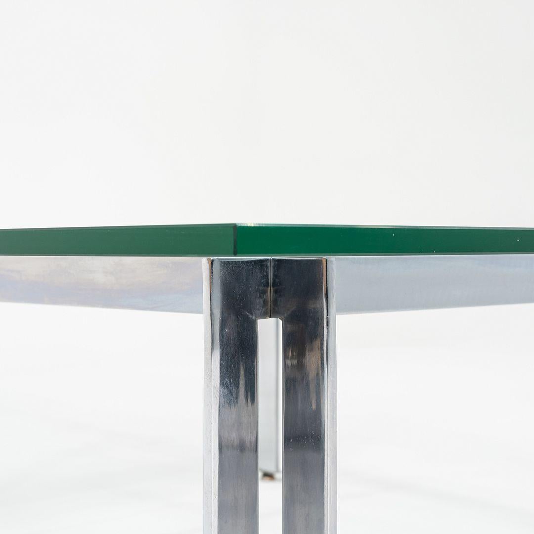 Table basse en acier chromé et verre des années 1960 James Howell for Tri-Mark Designs Bon état - En vente à Philadelphia, PA