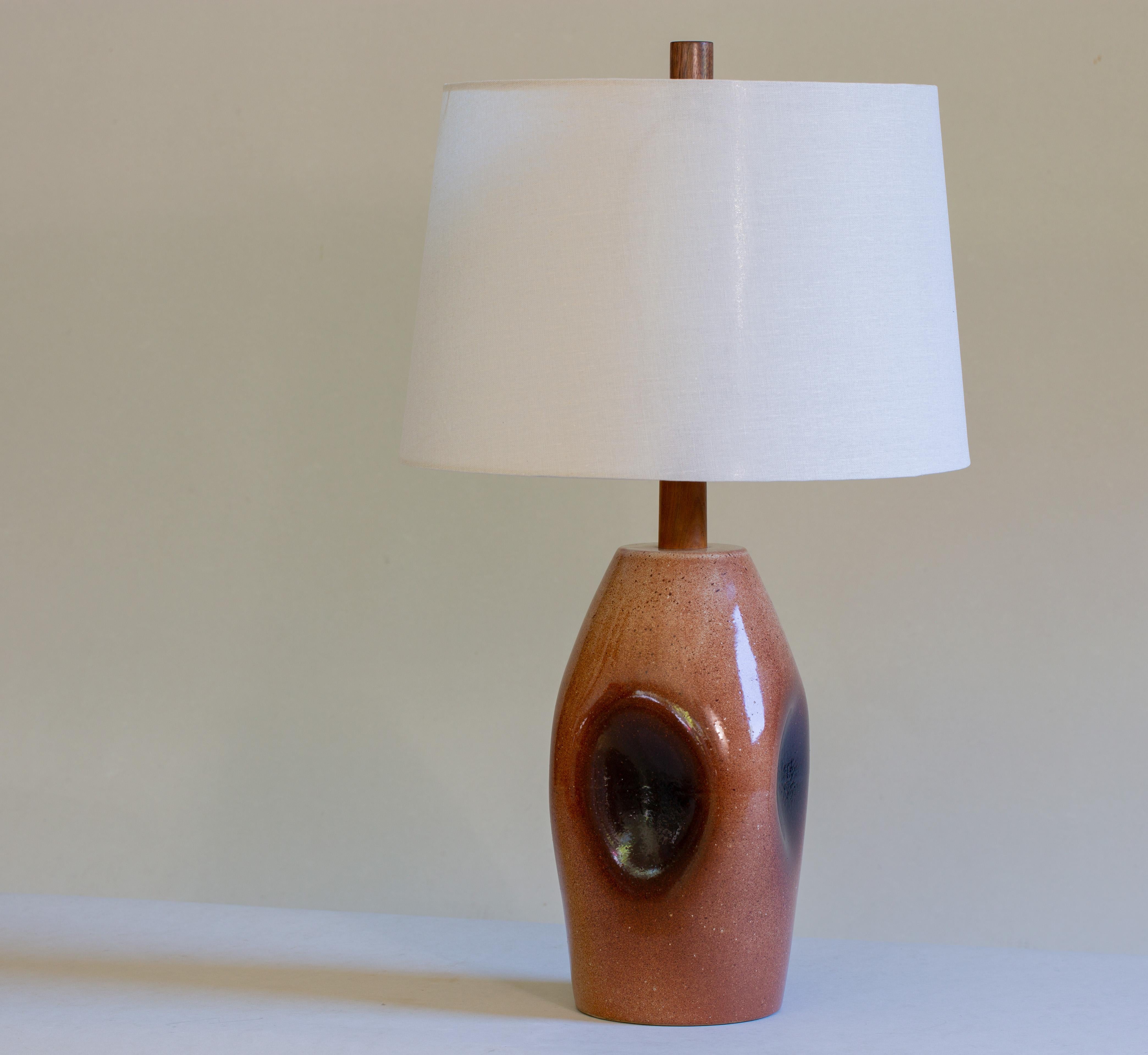 American 1960s Jane and Gordon Martz Custom Table lamp for Marshall Studios with custom s For Sale