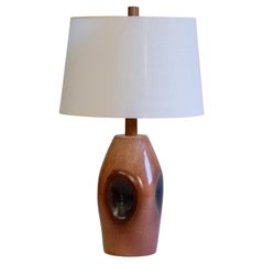 Vintage 1960s Jane and Gordon Martz Custom Table lamp for Marshall Studios with custom s