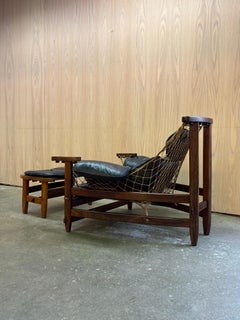 1960s Jangada Chair and Ottoman by Jean Gillon