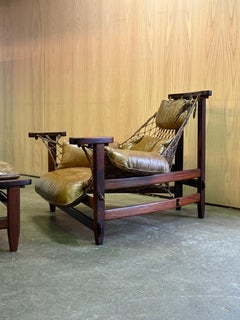 1960s Jangada Chair and Ottoman by Jean Gillon