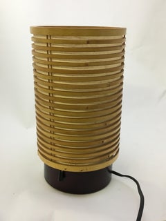 Couchin japonés de bambú y papel de arroz de los años 60