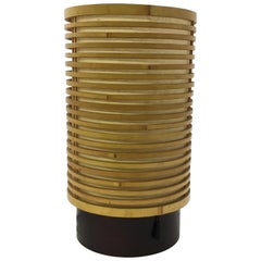 1960s Japanese Bamboo and Rice Paper Couchin
