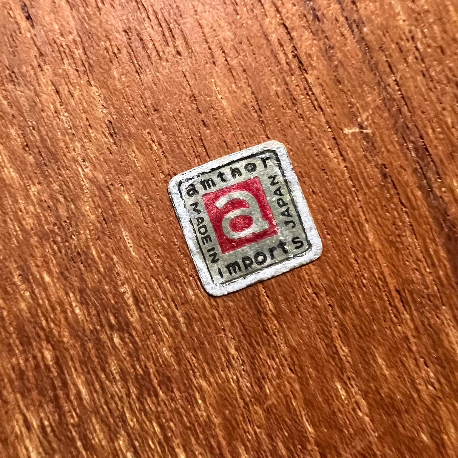 Plateau de service en teck à sections en contreplaqué courbé japonais des années 1960 en vente 1