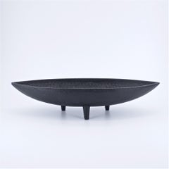 1960s Iron Bonsai Ikebana Tripod Japan MCM Planter Dish Mid-Century