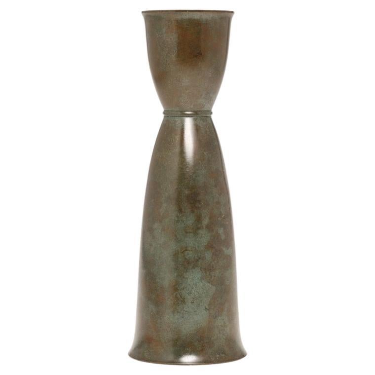 Vaso giapponese in bronzo del 1960